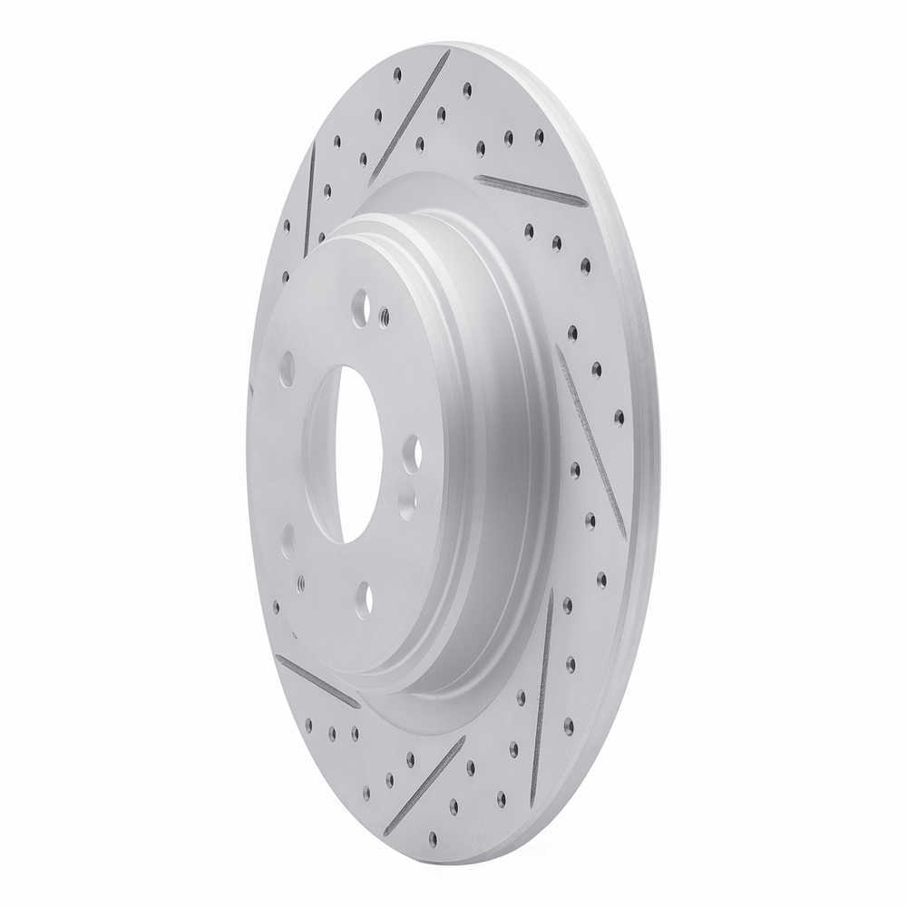 Dynamic Friction Company 830-58030L DFC Geoperformance Rotor - Drilled and Slotted
