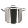 thumbnail image 1 of Thunder Group SLSPS4024 Marmite en Acier Inoxydable 24 qt avec Couvercle - Prêt pour Induction, 1 of 1