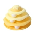 thumbnail image 2 of BELOVING Jouet pour Chat Rouleau Piste Balle pour Chats d'Intérieur Casse-Tête Jouet Interactif Jaune, 2 of 10