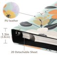 thumbnail image 3 of FORMRS 3 Ring Photo Album 4"x6" Self Adhesive Large Capacity PU Leather Cover, Floral Pattern, 3 of 8