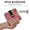 thumbnail image 4 of Small Wallet For Women Bifold Leather Pocket Coin Credit Card Holder With RFID Blocking Blooming Chrysanthemums, 4 of 6
