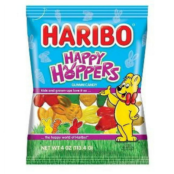 Haribo Easter Happy Hoppers Gummy Candy - 4oz (2 PACK)