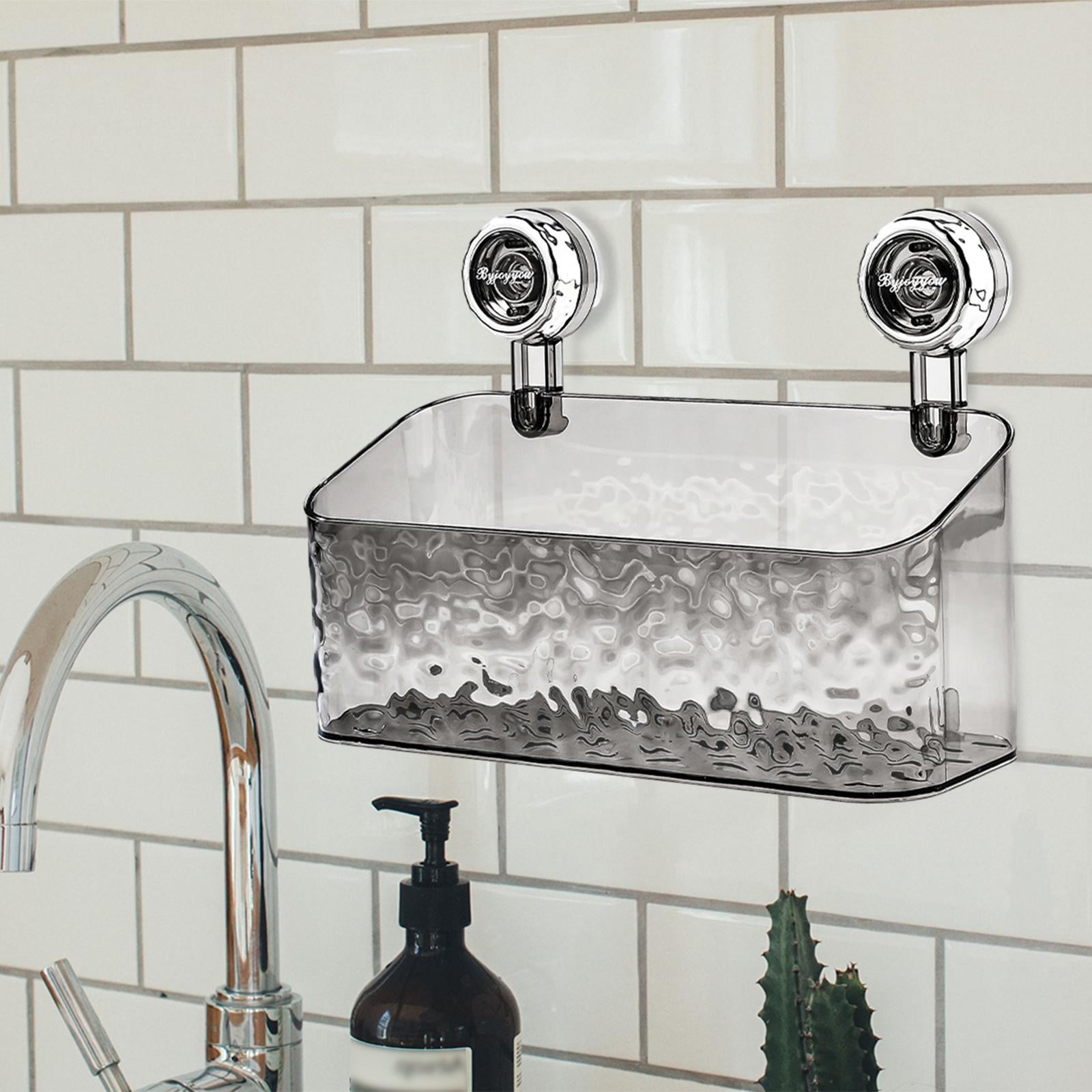 Acheter Étagère De Rangement De Cuisine, Organisateur, Poinçon Gratuit, Coin Mural, étagère De Douche Avec Crochet, étagère De Salle De Bain, Support D'étagère De Douche Pour Shampoing