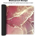 thumbnail image 2 of Extended Large Mouse Pad, XXL Gaming Desk Pad 31.5 x 15.7 Inch, Big Computer Keyboard Mousepad, Waterproof Mouse Mat with Stitched Edges and Non-Slip Base for Office Gaming, Colorful Marble, 2 of 5