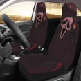 thumbnail image 3 of Ghostface Car Seat Covers 2 Pcs for Seat Protector Soft Flexible Seat Cushion Cover Fit for Most Car and Truck, 3 of 9