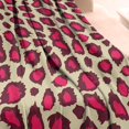 thumbnail image 3 of Stay Warm with our Soft & Cozy Leopard Print Flannel Fleece Blanket - Lightweight Throw, Bed Blanket for Room Couch Decor, 50x60 inches, 3 of 5