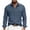 Dark Blue, variant on Shirts for Men Casual Lapel Collar Button Down V Neck Long Sleeve Work Shacket with Double Chest Pockets Navy 3XL