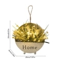 thumbnail image 3 of Artificial Flower Wall Planter with LED Lights, Metal Hanging Wall Planter, Greenery Wall Plant Decor, Wall Light Decor for Bathroom Bedroom Living Room Kitchen Wall Art, 3 of 7
