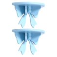 thumbnail image 5 of Nordic Style Wooden Knot Shelf for Storage 2Pcs Wall Mounted in Sky-Blue, 5 of 5