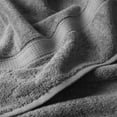 thumbnail image 4 of Superior Hymnia Egyptian Cotton 6-Piece Towel Set, Charcoal, 4 of 8