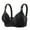 Black, variant on ,Women's Front Hook Closure Bras Lightweight Breathable Racerback Push up Bralettes Comfortable Everyday Bra Light Green 38