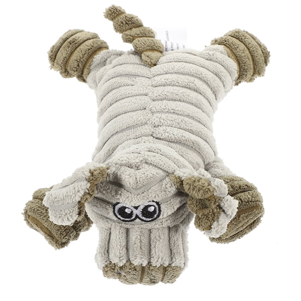 KAKOWELY Juguete para perros con forma de cerdo que chirría, juguete interactivo para mascotas, juguete de peluche para perros, juguete para mascotas con chirrido, juguete para masticar