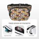 thumbnail image 5 of Balery Cute Cat Mochila Cinturón para Mujeres y Hombres, Bolsa de Cintura Impermeable de Doble Capa con Correa, 5 of 9
