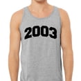 thumbnail image 2 of 2003 College Style Tank Top Unisex Small Grey, 2 of 5