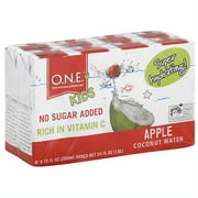 O.N.E. Kids Apple Coconut Water, 54 oz, 8ct (Pack of 4)