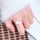thumbnail image 4 of Qarigey Anillo abierto de flores para fiesta de disfraces, joyería para nudillos para mujer, regalo personalizado Ropa, zapatos y accesorios Miscelánea Qarigey AP010845-00, 4 of 6