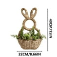 thumbnail image 3 of EUDIDV Easter Basket Essentials;Easter Bunny Baskets Hang In Wall Bags And Can Be Decorated With Bouquets;Easter&nbsp;Basket Stuffers for Toddler, 3 of 7