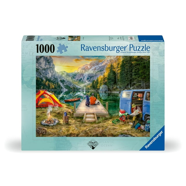 Rompecabezas Ravensburger Calm Campsite 1000 piezas