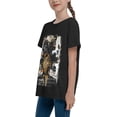 thumbnail image 2 of Jean Michel Basquiat t Shirts for Kids Comfortable Teen Graphic Boys Girls Short Sleeve T-Shirt, 2 of 5