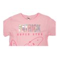 thumbnail image 3 of Playera Nickelodeon Bob Esponja para Niña, Diseño Patricio Estrella Manga Corta Rosa Talla 4, 3 of 4