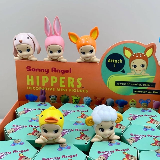 Figura de Sonny Angel Hippers, caja sorpresa, serie de animales de frutas, figura para teléfono, coche, accesorio de escritorio, muñeca ángel kawaii, regalo de Navidad para niños