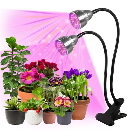

Rosnek LED Grow Light for Indoor Plant Clip-on Plant Lights for Seedlings Succulents Timer Function with 3 Modes & 5-Level Brightness
