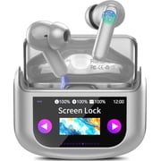 for Translation Earbuds, Real-Time Touch Screen Wireless Earbuds with ANC, IPX7 Waterproof, 164 Languages, 48H Playtime