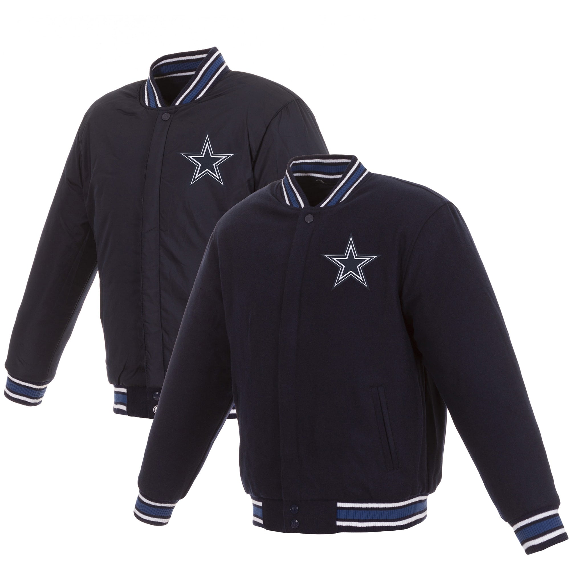 dallas cowboys wool varsity jacket
