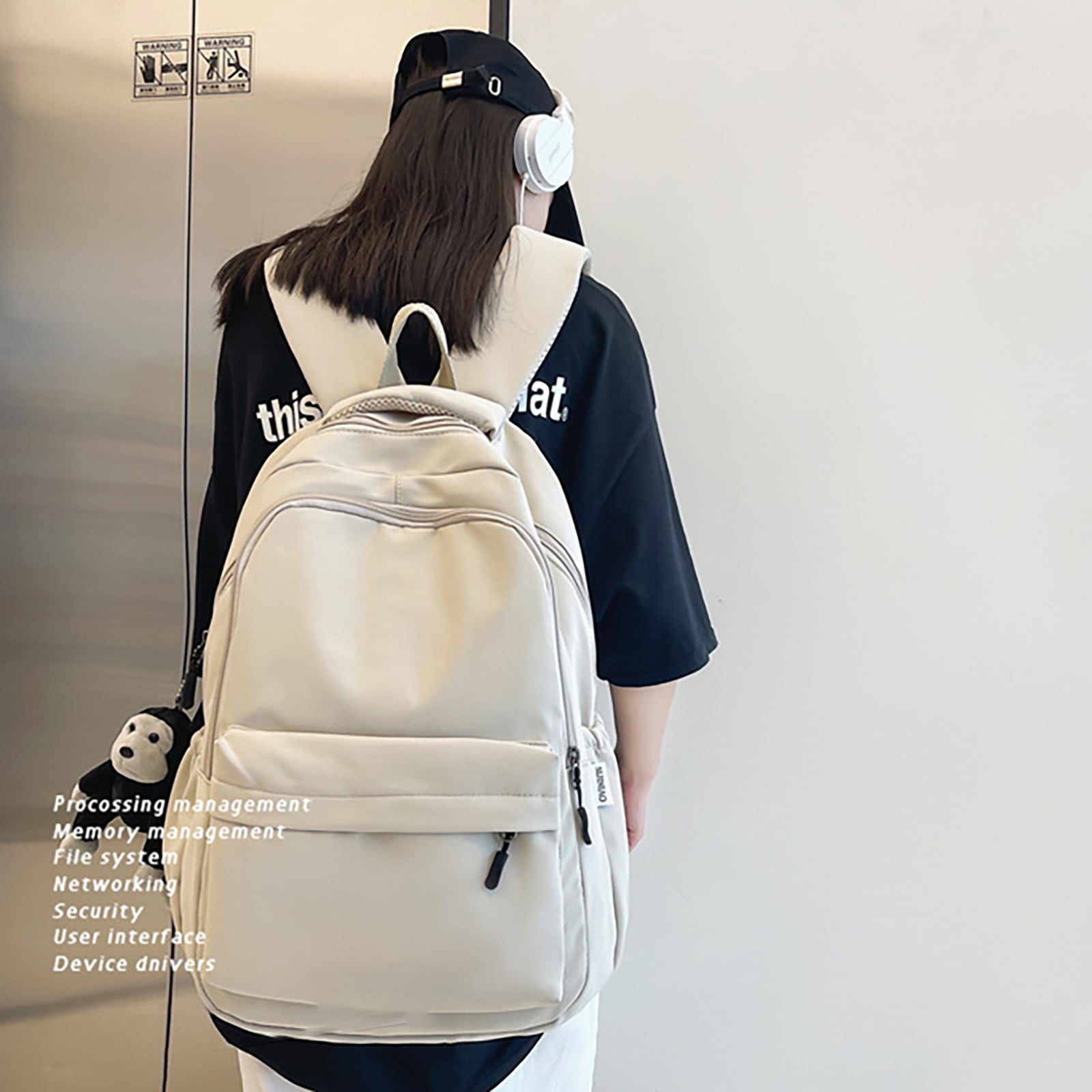 pdqouc Back To School Season Lightweight Casual School Backpack