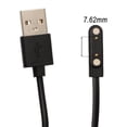 thumbnail image 2 of Yimiti High-Quality Magnetic Charging Cable For Q12 Kids Smartwatch,2Pin 7.62Mm, 2 of 8