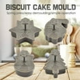 thumbnail image 2 of TERGAYEE - Juego de cortadores de galletas navideños, molde para hornear con émbolo 3D, cortadores de galletas navideños para hornear, moldes para galletas navideñas, 2 of 7