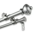 thumbnail image 3 of 5/8" Dia Adjustable 48"-84" double curtain rod with Frederick Finials - Satin Nickel,(5707-485D), 3 of 3