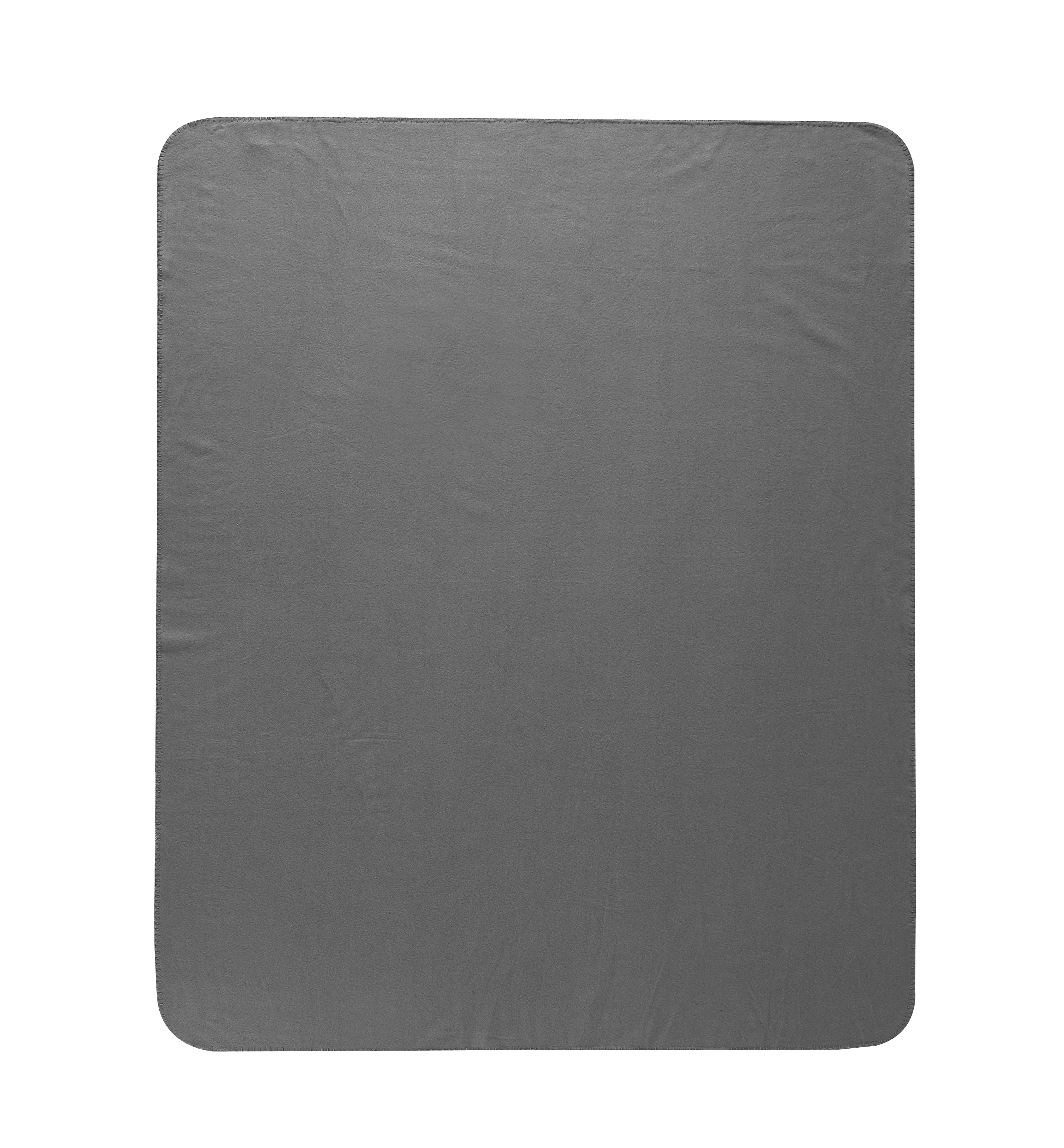 Mainstays Fleece Throw, Grey Solid 50x60