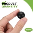 thumbnail image 3 of Uxcell 10pack PP Plastic Bearing Balls, 25/32" 19.5mm Solid Plastic Balls, G2 Precision Polypropylene Mini Ball, Black, 3 of 6