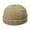 Khaki, variant on Docker Hat Solid Color Adjustable Breathable Brimless Lightweight Decorative Retro Four Seasons Sailor Hat Daily Hat