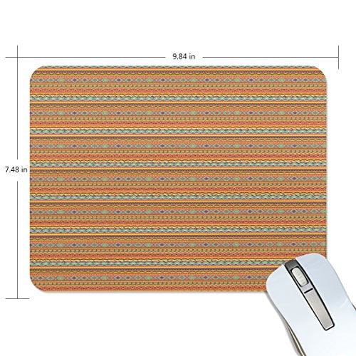 POPCreation Orange Mouse pads Gaming Mouse Pad 9.84x7.87 inches