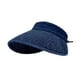 thumbnail image 5 of Sombrero de sol para mujer, elegante y cómodo, con visera vaquera para vacaciones de verano. Azul oscuro, 5 of 9