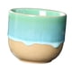 thumbnail image 5 of Tazas de cerámica para espresso de 150 ml, taza de sake artesanal, taza de té Kung Fu y yerba mate azul cian, 5 of 9