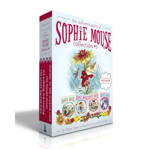 Adventures of Sophie Mouse The Adventures of Sophie Mouse Collection #3 (Boxed Set): The Great Big Paw Print; It's Raining, It's Pouring;, (Paperback)