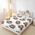 thumbnail image 4 of Feelyou Princess Bowknot Lips Twin Sheet Sets, Cheetah Print Bedding, 3-Piece, 4 of 7