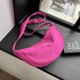 thumbnail image 1 of Bolso De Hombro Harajuku Hobo Bag Casual Zipper Crossbody Bag Nylon suave para regalo (Rose Red), 1 of 9
