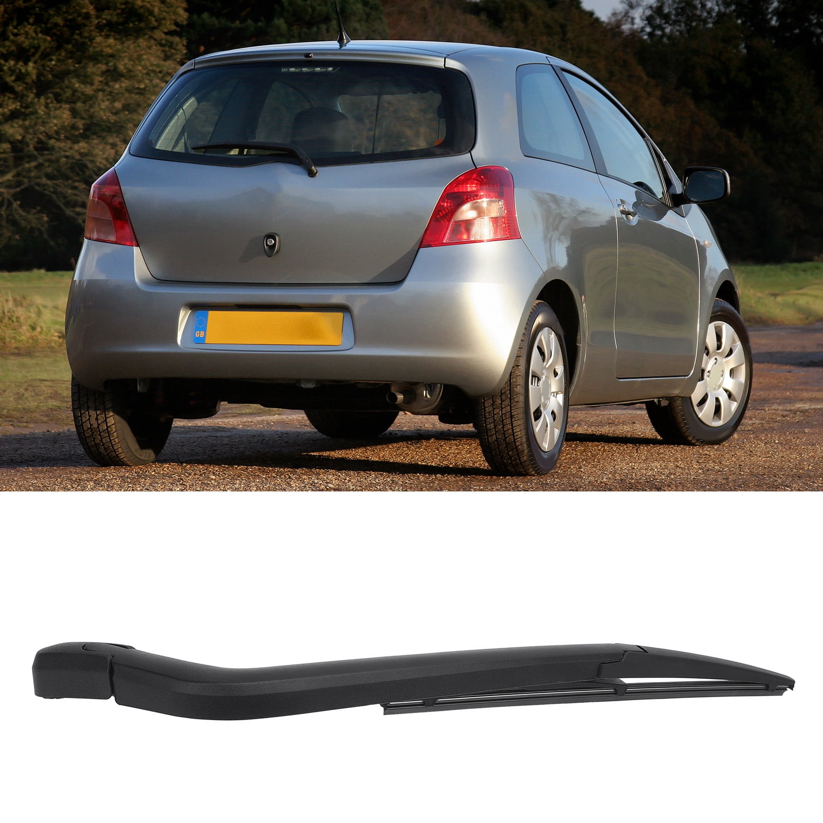 Rear Windshield Wiper Blade Arm Set, Windshield Wiper Arm Blade Kit Flexible Enduring High Toughness Anti Aging  for Vehicle