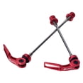 thumbnail image 2 of Front and Rear Clip Bolt Lever Axle Set Replacement Repair Tools Universal 100mm/130mm for  Mountain Bike Road Bike BMX - Red, 2 of 9