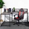 thumbnail image 1 of Houseinbox L en Forme de Bureau et Chaise de Jeu Ensemble de Bureau 2 Pièces en Rouge, 1 of 6
