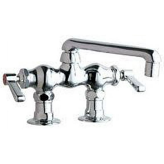 Chicago Faucets 772-Xk Deck Mounted Laundry / Service Sink Faucet - Chrome
