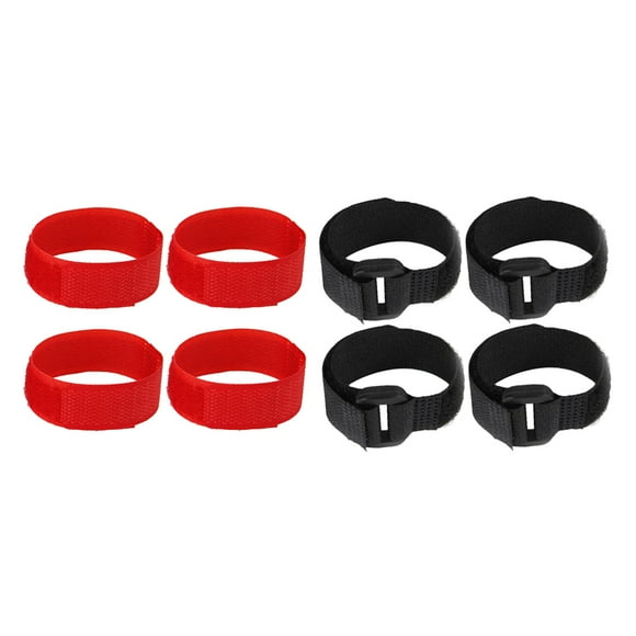 8pcs / Pack Crow Reduction Colr para Gallos Cinturón Colres Negro Y Rojo Sunnimix Collar de gallo Crovert