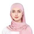 thumbnail image 3 of YUEHUA Womens Girls Muslim Hijab Scarf Shawls One Piece Easy Slip On Practical and Comfortable Sport Versatile, 3 of 4