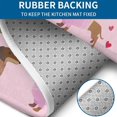 thumbnail image 4 of Colorful Funny Dachshund Bathroom Rugs Sets 3 Piece,Toilet Cover Set,Absorbent Non Slip Bathroom Mats Sets with U-Shaped Contour Rug Toilet Rug Set, 4 of 5