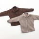 thumbnail image 4 of Bewildely Ropa de muñeca, durabilidad, resistencia al desgaste, camisa a cuadros pequeña, juguetes ajustables realistas, accesorios, disfraz para Muñecas y casas de muñecas Marrón Bewildely FN001412-01, 4 of 6