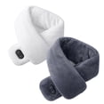 thumbnail image 3 of Yuarrent Bufanda de calefacción silenciador de masaje calentado blanco gris ropa térmica hogar joven poliéster mujer al aire libre calentador Suministros térmicos, 3 of 6